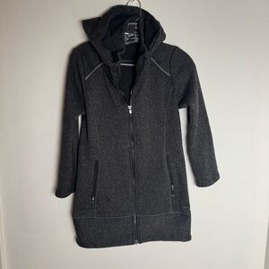 Athleta Women's‎ Cya Stronger Dark Gray Hooded  Jacket